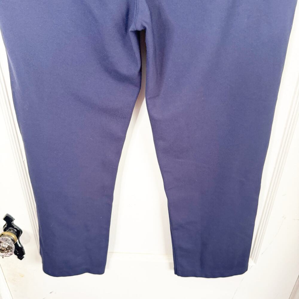 Betabrand Classic Dress Yoga Pant Navy Blue Slimming Stretch Cropped W0249-NY L - Picture 12 of 13